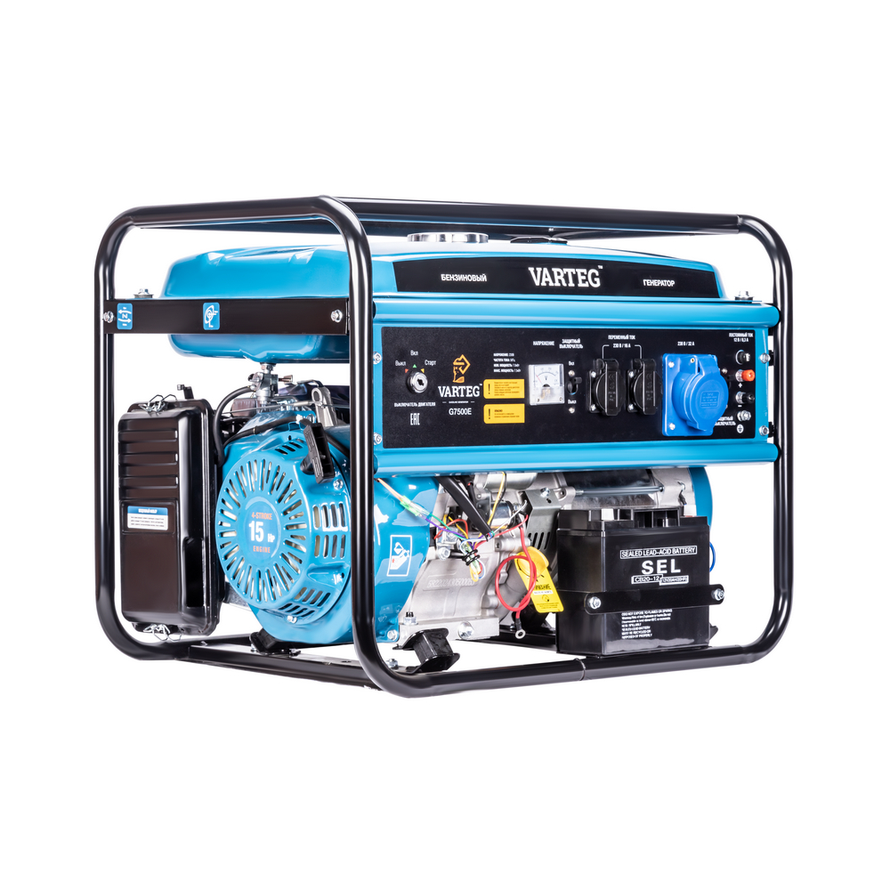 Бензиновый генератор Varteg G7500E Бензиновый генератор Varteg G7500E